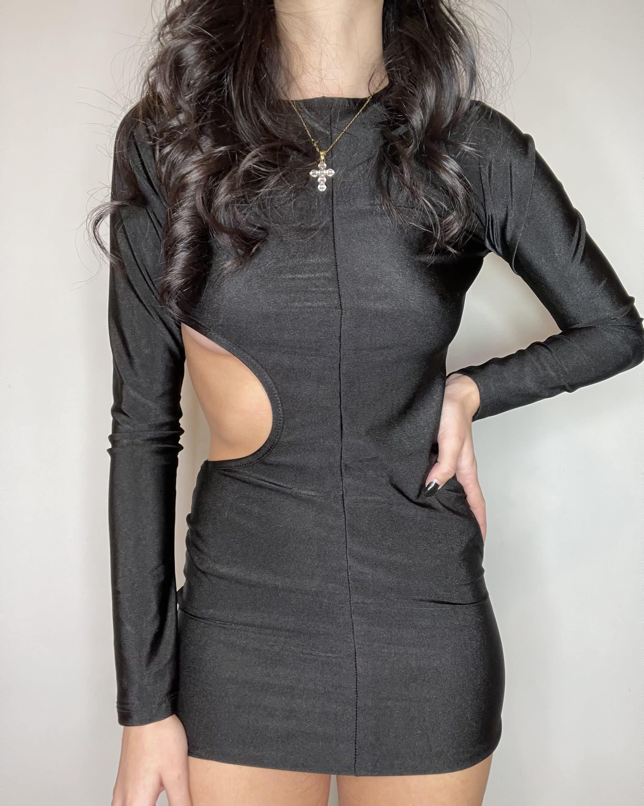 Abito cut- out NERO