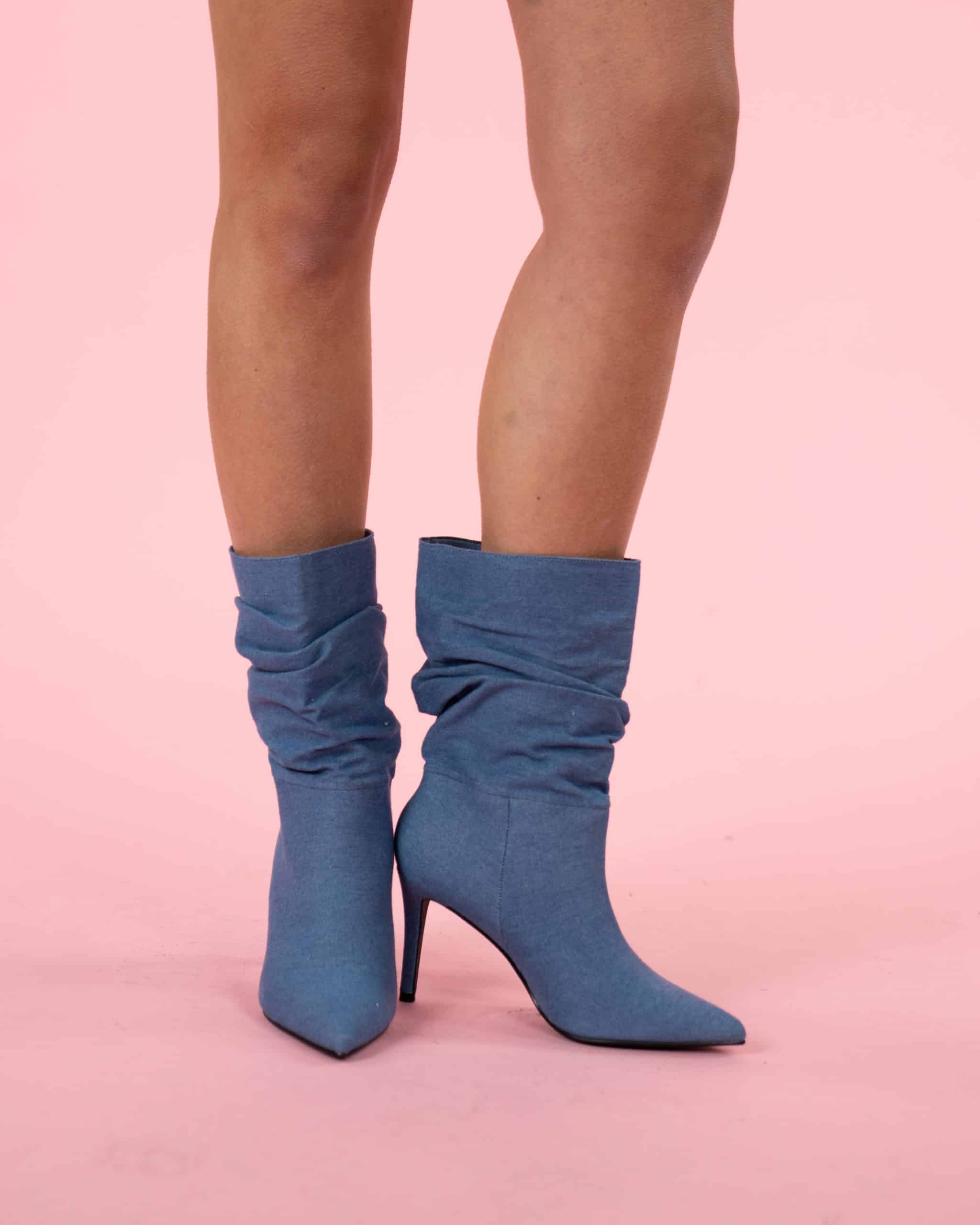 stivaletto in denim