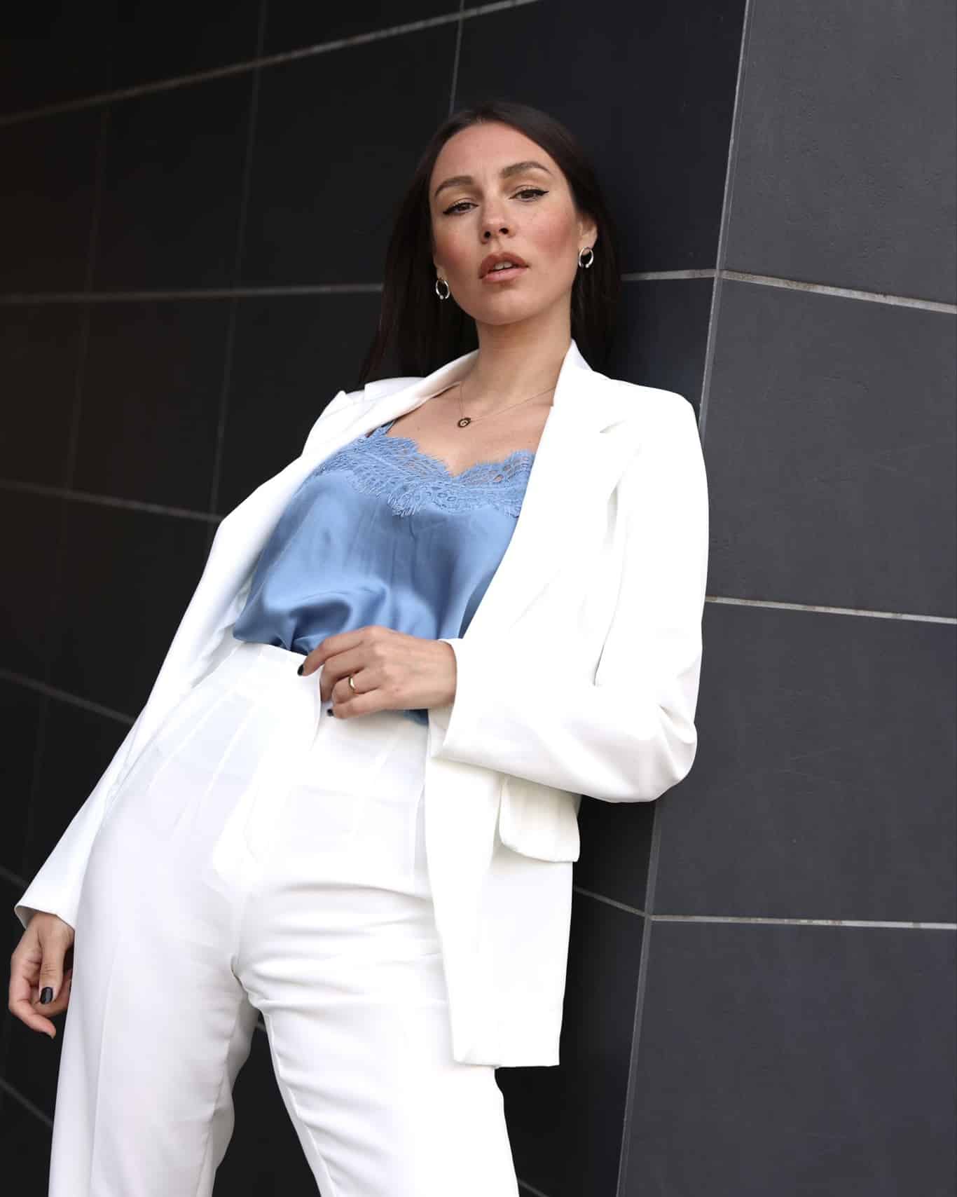 blazer bianco da donna CVG Gold