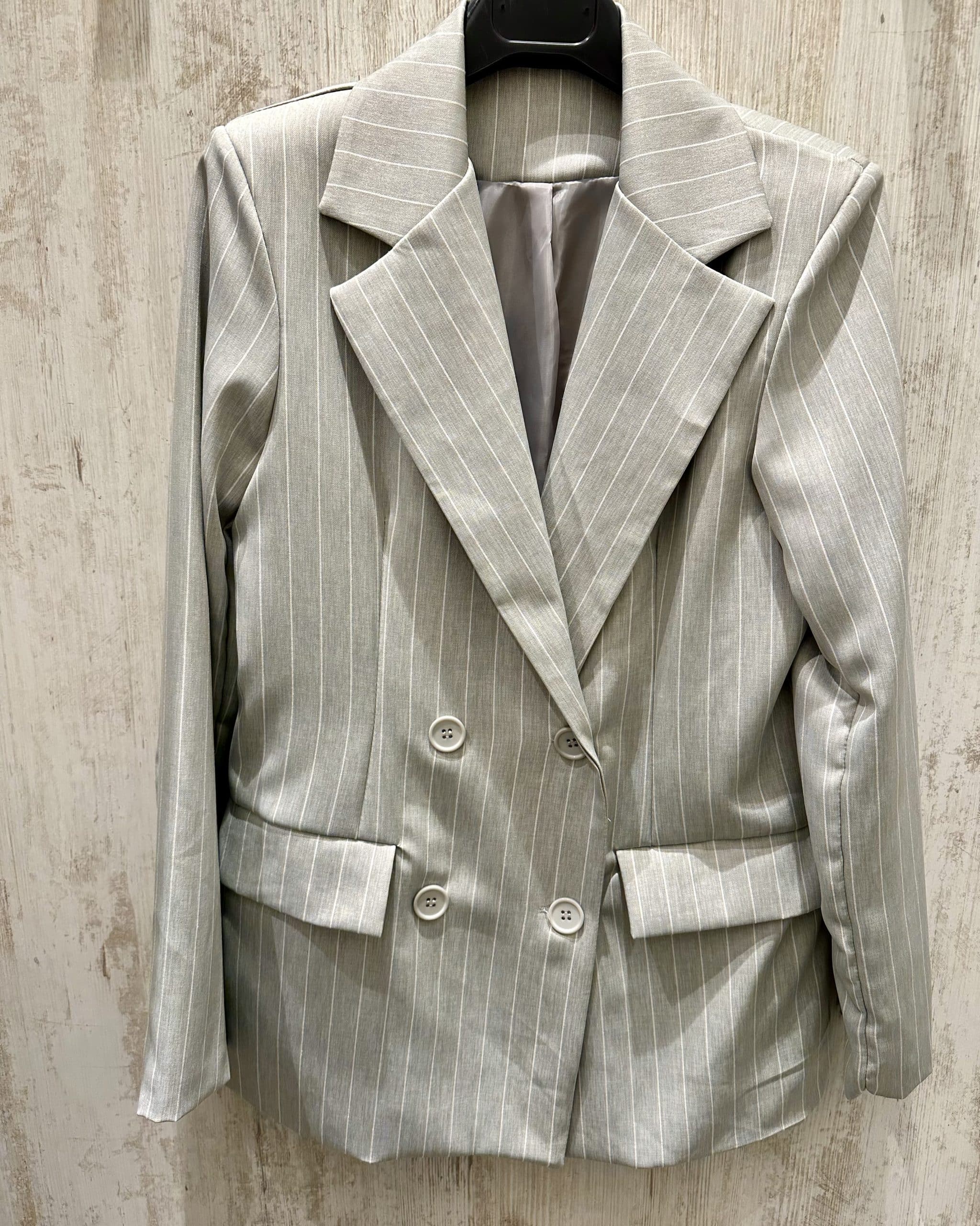 blazer gessato