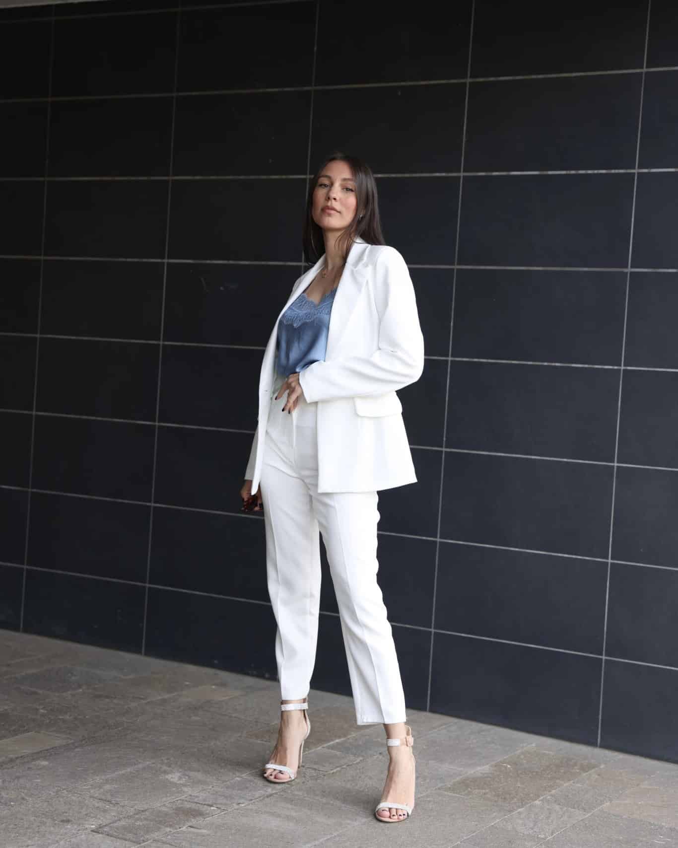 Pantalone bianco da donna CVG Gold