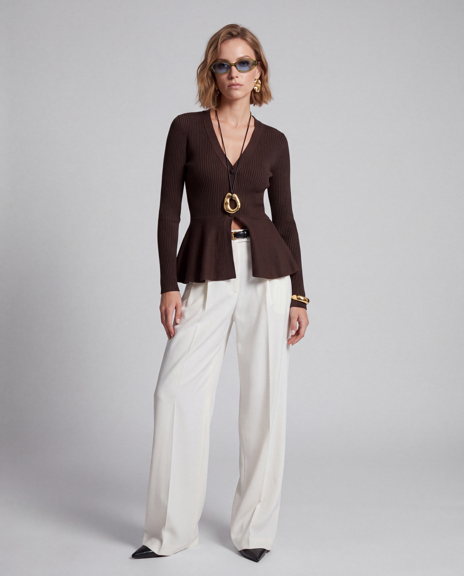 Cardigan - marrone