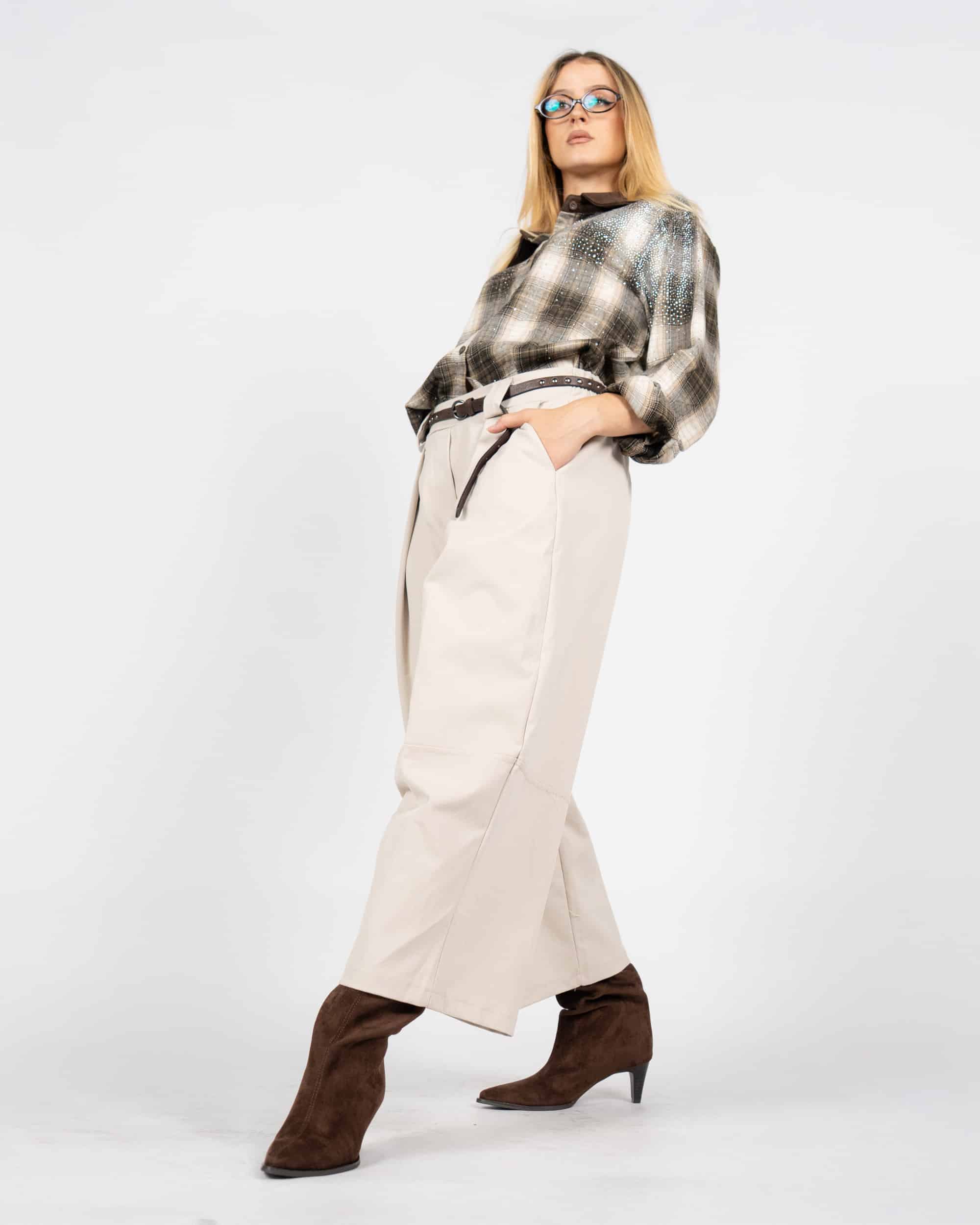 Pantaloni cargo - beige