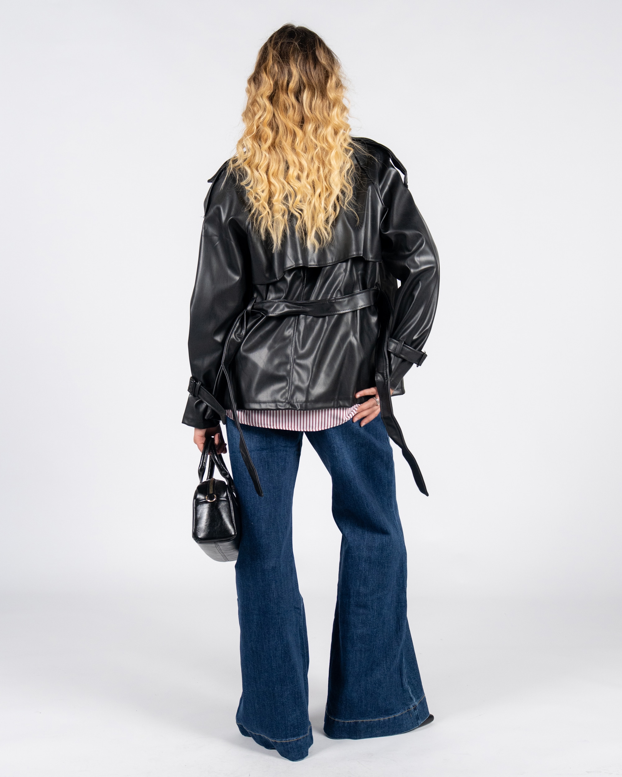 Jeans a palazzo - blu